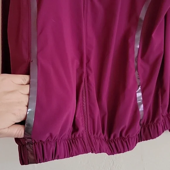 Zella Purple Lightweight Windbreaker Jakcet 1x - Picture 4 of 10